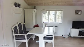 Essbereich in Sommerhus Fyrglimt