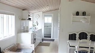 Küche in Sommerhus Fyrglimt