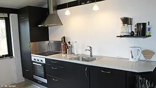 Küche in Bangs Sommerhus