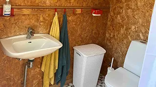 Badezimmer in Naturidyll Bratten