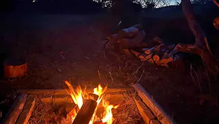 Offene Feuerstelle von Naturidyll Bratten