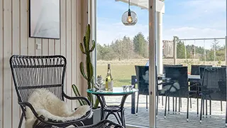 Wohnzimmer von Ålbæk Poolhus