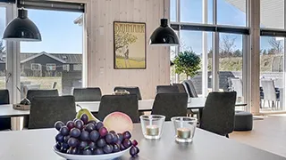 Essbereich in Knasborg Poolhus