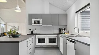 Küche in Råbjerg Poolhus