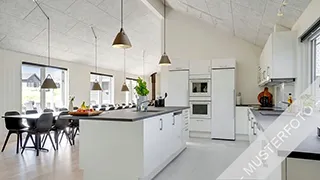Küche in Hyldebær Aktivhus