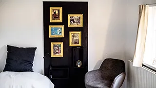 Schlafzimmer in Knasborghus