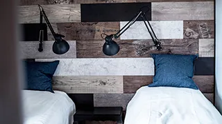 Schlafzimmer in Knasborghus