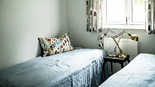 Schlafzimmer in Knasborghus