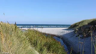 Strand in der Nähe von Annes Spahus