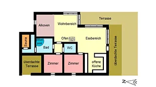 Grundriss von Annes Spahus