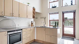 Küche in Spahus Egense