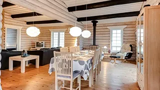 Essbereich in Øster Hurup Spahus