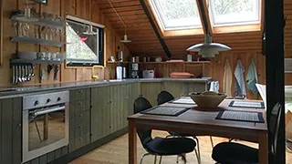 Küche in Sommerhus Anholt