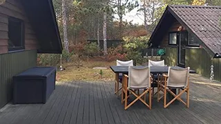 Terrasse von Sommerhus Anholt