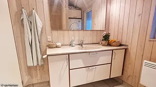 Badezimmer in Gjerrild Hyggehus