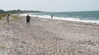 Strand in der Nähe von Gjerrild Hyggehus