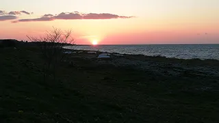 Strand in der Nähe von Gjerrild Hyggehus