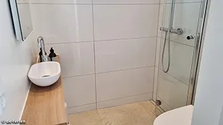 Badezimmer in Udsigtshus Skråningen