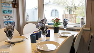 Essbereich in Sommerhus Rude