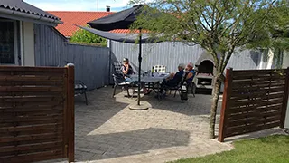 Terrasse von Sommerhus Rude