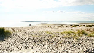 Strand in der Nähe von Mosvinge Hus