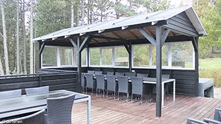 Terrasse von Skovvangen Aktivhus