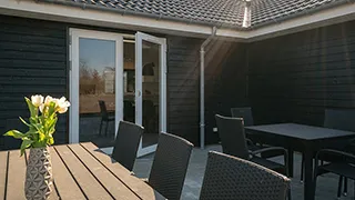 Terrasse von Grenå Gruppehus