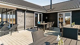 Terrasse von Grenå Gruppehus
