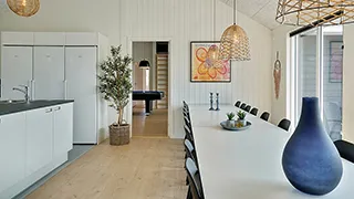 Essbereich in Grenå Poolhus