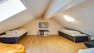 Schlafboden (Hems) in Polderrev Poolhus