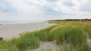 Strand in der Nähe von Sletten Aktivhus