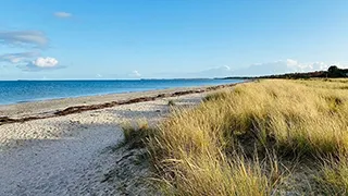 Strand in der Nähe von Samsø Poolhus