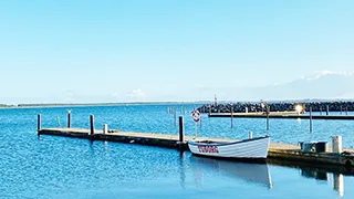 Hafen in der Nähe von Samsø Poolhus