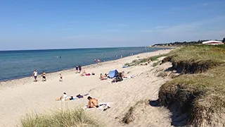 Strand in der Nähe von Nederskov Aktivhus