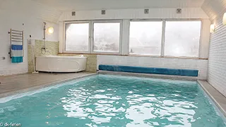 Poolbereich in Poolhus Trier