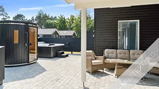 Terrasse von Hvidbjerg Aktivhus