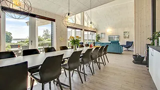 Essbereich in Hvidbjerg Poolhus