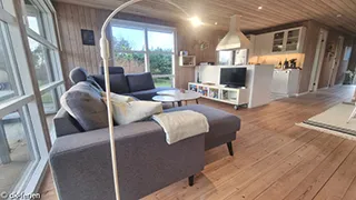 Wohnzimmer von Pilebakken Hyggehus