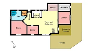 Grundriss von Pøt Strandby Hus