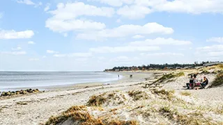 Strand in der Nähe von Mols Spahus