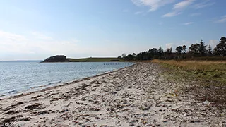 Strand in der Nähe von Sommerhus Mols