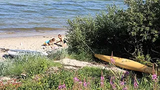 Strand in der Nähe von Odder Spahus