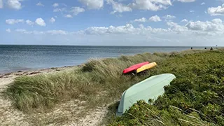 Strand in der Nähe von Spahus Havkik