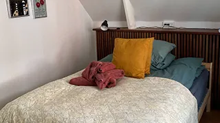 Schlafzimmer in Wellness-Oase