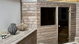 Sauna in Wellness-Oase
