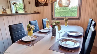 Essbereich in Skovmose Haus