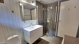Badezimmer in Skovmose Haus