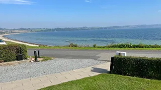 Meerblick von Vemmingbund Strandhus