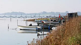 Hafen in der Nähe von Hyggehus Brunsnæs