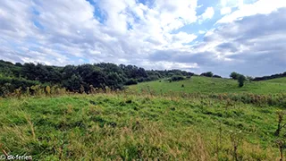 Blick auf die Landschaft von Sjølund Gruppehus